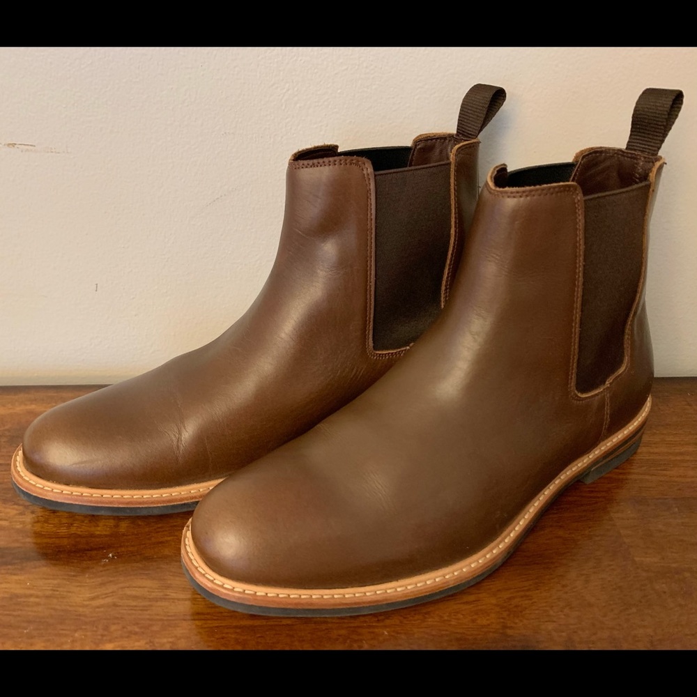 Nisolo brown leather boots 9.5